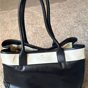 Kate Spade Black and Cream Tote Bag